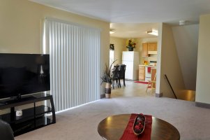 Upper living room and kitchen